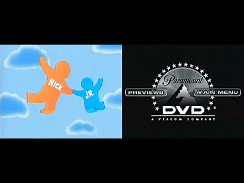 Nick Jr. (Trampoline) and Paramount DVD With Menu (2003) (Filmed Version)