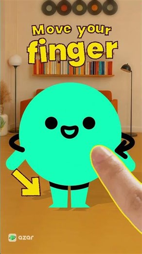 interact ✨ with Azoo! #interactive #azar #azarapp #animation