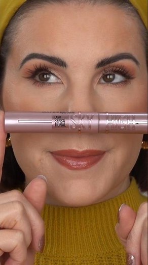 My Favorite Brown Mascara is the #maybelline Sky High in True Brown!