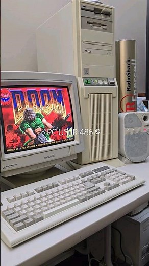90s PC #gaming - Shareware DOOM (1993) #nostalgia
