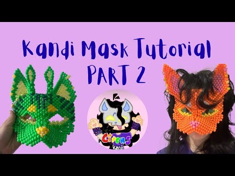 Kandi “Therian” Mask Tutorial Part 2