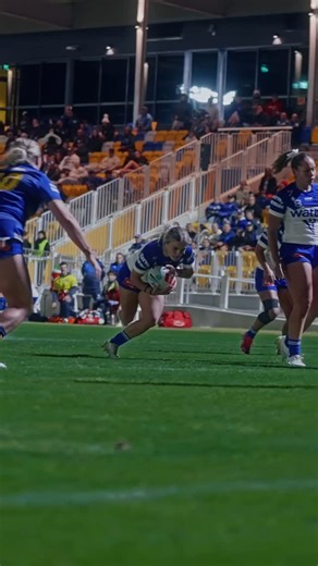 Canterbury-Bankstown Bulldogs NRLW on Instagram: "@ebonyprior with some fast thinking opens the scoring and makes history with our first ever try 🙂‍↕️"