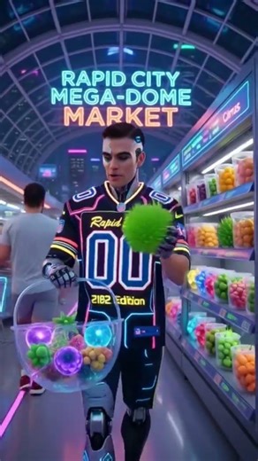 Rapid City Loggers Football Squad Shopping for Alien Fruits in Mega-Dome Market 2180! 🔥