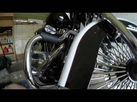 Softail Deluxe Engine Guard Installation