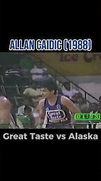 PBA LEGENDS: ALLAN CAIDIC (1988) GREAT TASTE VS ALASKA