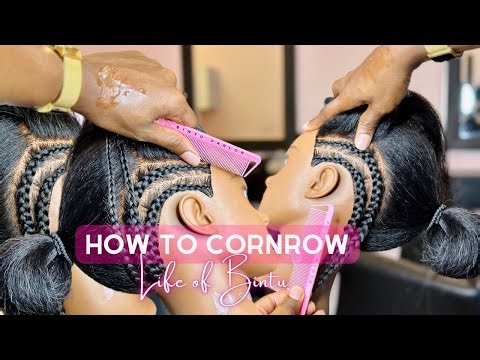 How to CORNROW HAIR | For Beginners TUTORIAL