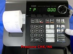 Programacion Casio PCR T280 Video 3