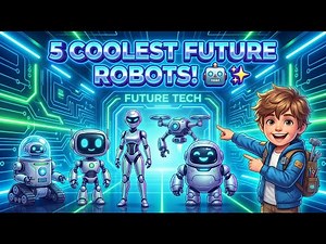 Tech for Kids 🤖 | Meet the 5 Coolest Robots of the Future! | Smart Learning TV