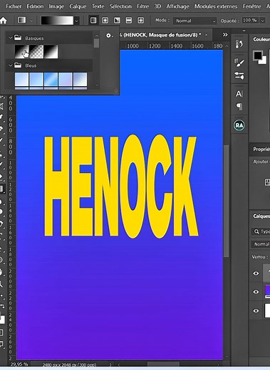 Partie 9: Manipulation de texte sur Adobe Photoshop. #fypシ #AdobePhotoshop #formation | Henock Mampunina Nzimbu