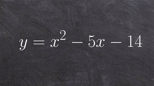 Solve by factoring when a = 1