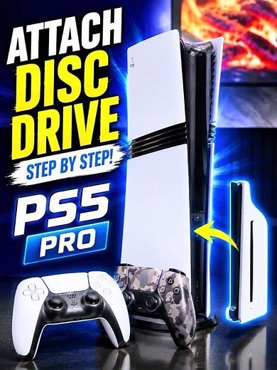 How to Install the PS5 Pro Disc Drive #PS5Pro #shorts