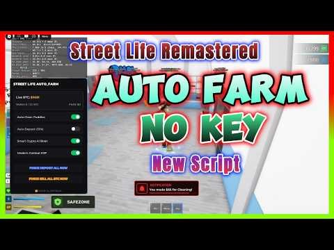 Street Life Remastered Script GUI 2026 | No Key, Inf Money & Silent Aim