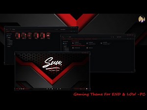 Gaming Theme For Low & End PC #001 | Give Your Windows 10 A ASUS Gaming Look