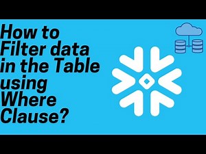 How to Filter Data in the Table using Where Clause| Snowflake Tutorial in Hindi | SQL |