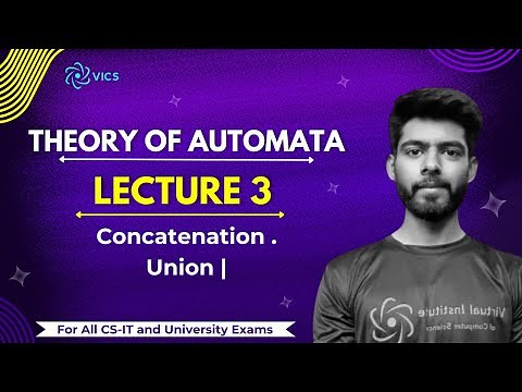 3- Understanding Concatenation & Union | Theory of Automata
