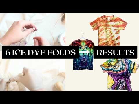 6 Ice Dye Folds That Everyone’s Trying Right Now (Quick Results!)