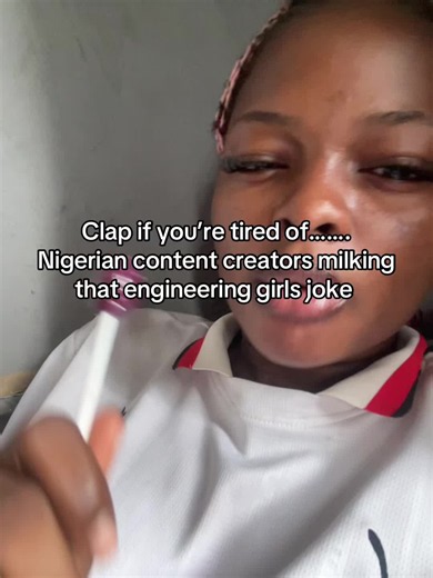 Like the joke was kind of funny at first but now it’s just tiring. Mind you you have to be smart asf to get into engineering bro. It also feeds into the idea that your either smart and ugly or beautiful and dumb. #fyp