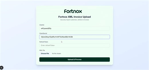 𝗦𝗮𝘆 𝗚𝗼𝗼𝗱𝗯𝘆𝗲 𝘁𝗼 𝗠𝗮𝗻𝘂𝗮𝗹 𝗔𝗰𝗰𝗼𝘂𝗻𝘁𝗶𝗻𝗴 𝗪𝗼𝗿𝗸 We’ve built a streamlined 𝗙𝗼𝗿𝘁𝗻𝗼𝘅 𝗶𝗻𝘁𝗲𝗴𝗿𝗮𝘁𝗶𝗼𝗻 that turns 𝗰𝗼𝗺𝗽𝗹𝗲𝘅 𝗫𝗠𝗟 based billing into a single, effortless upload. ✅ 𝗨𝗽𝗹𝗼𝗮𝗱 𝘆𝗼𝘂𝗿 𝗫𝗠𝗟 𝗳𝗶𝗹𝗲 𝘃𝗶𝗮 𝗮 𝘀𝗶𝗺𝗽𝗹𝗲 𝘄𝗲𝗯 𝗶𝗻𝘁𝗲𝗿𝗳𝗮𝗰𝗲 ✅ 𝗔𝘂𝘁𝗼𝗺𝗮𝘁𝗶𝗰𝗮𝗹𝗹𝘆 𝗰𝗿𝗲𝗮𝘁𝗲 𝗰𝘂𝘀𝘁𝗼𝗺𝗲𝗿𝘀, 𝗮𝗿𝘁𝗶𝗰𝗹𝗲𝘀 & 𝗶𝗻𝘃𝗼𝗶𝗰𝗲𝘀 𝗶𝗻 𝗙𝗼𝗿𝘁𝗻𝗼𝘅 ✅ 𝗔𝗰𝗰𝘂𝗿𝗮𝘁𝗲, 𝘀𝗲𝗰𝘂𝗿𝗲, 𝗮𝗻𝗱 𝘀𝗰𝗮𝗹𝗮𝗯𝗹𝗲 𝗽𝗿𝗼𝗰𝗲𝘀𝘀𝗶𝗻𝗴
