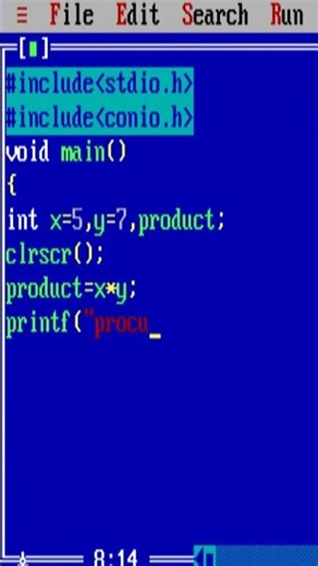 Product of two integers in C-Langugae#computer #computereducation