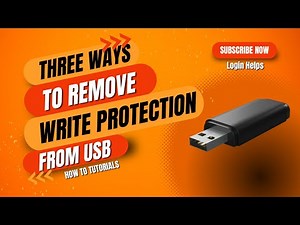 Three Ways to Remove Write Protection From USB.