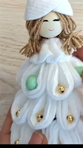 Making a Cute White Angel ✨🎄