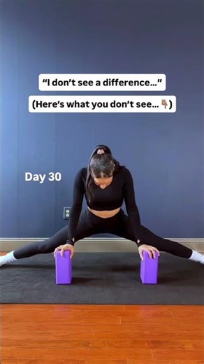 MIDDLE SPLITS PROGRESS ISN’T JUST ABOUT DEPTH 🔥👇🏽 Most beginners measure progress by how close