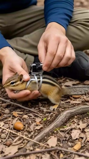 POV: Inside a Chipmunk’s Hidden Underground World 🐿️