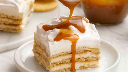 No oven needed! This Ritz cracker icebox cake is so good