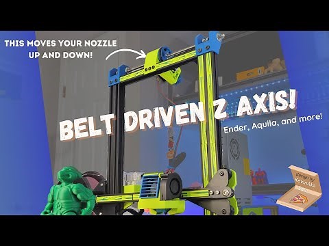Belt Driven Z Axis for the Ender 3 and Aquila style printers!