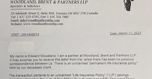 Kansas authorities warn of scam letters about unclaimed insurance money