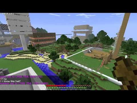 Minecraft ~Tutorial~ How To Build A Court House/Town Hall building Using WorldEdit