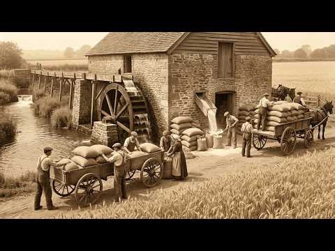 Before Engines: How Water-Powered Grain Mills Worked