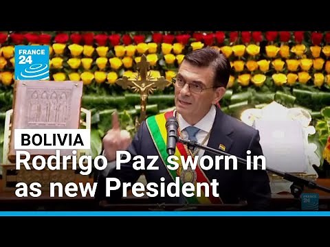 Bolivia’s President Paz sworn in with pledge to right economic woes • FRANCE 24 English