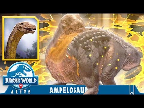 NEW AMPELOSAURUS EPIC UNLOCKED (JURASSIC WORLD ALIVE)