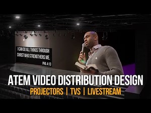 HOW TO SEND VIDEO FROM ATEM SWITCHER TO MULTIPLE OUTPUTS | Church Video Distribution