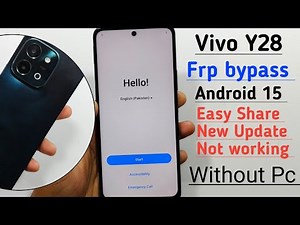Vivo Y28 Frp Unlock Android 15 || Vivo Y28 Frp Bypass Without PC || Vivo Y28 Google Account Unlock