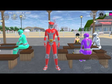 HOW TO PLAY SAKURA POWER RANGERS VS YAKUZA HIMAWARI part29 😱 || TUTORIAL SAKURA SCHOOL SIMULATOR