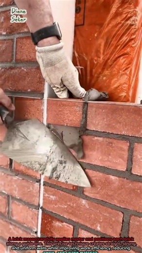 How Brick Masons Achieve Perfect Brick Alignment