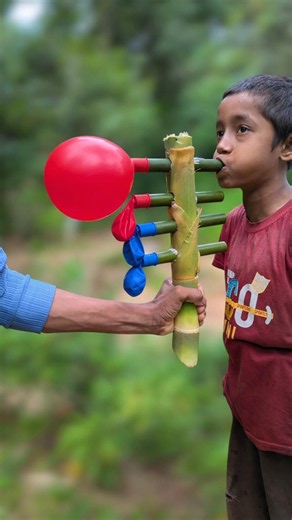 DIY Wooden Stick Balloon Toys #wooden #toys