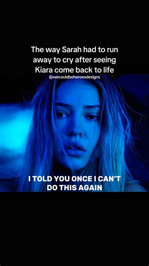The way Sarah ran away crying after Kiara came back to life 💔 #OuterBanks Season 5 Edit #Shorts