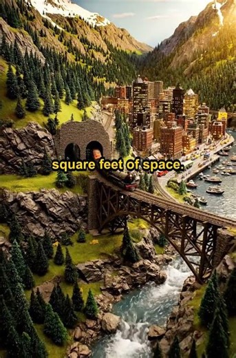 This Train Set Is BIGGER Than Your House! 🚂😱