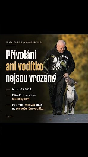 moderní trénink psa podle Psí bible pro každého bez omezeni věku plemene i velkostí psa #psi #štěně