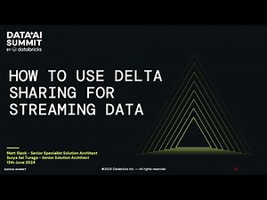 How to Use Delta Sharing for Streaming Data