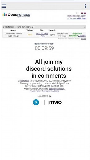 Codeforces Round 1061 (Div. 2) solutions
