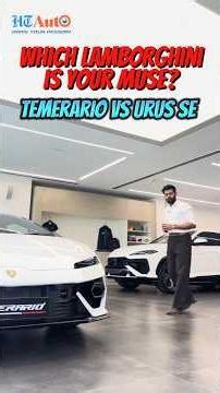 Which Lamborghini do you prefer: The Temerario or the Urus SE