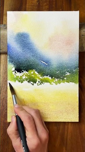I think watercolour and jazz music are an absolutely perfect combination ✨ #watercolor #painting