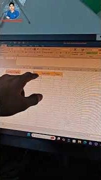 Excel में date से दिन, महीने और साल अलग कैसे करे?||#excel#computer tips&trick#date formula#education