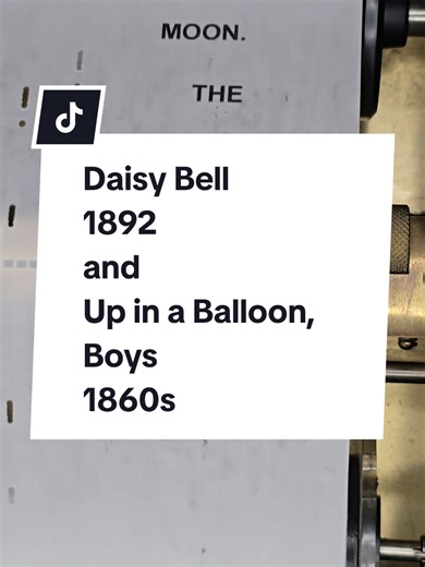 Daisy Bell (Bicycle Built for Two) and Up in a Balloon, Boys. Sing the lyrics from the bottom up #daisybell #bicyclebuiltfortwo #upinaballoonboys #duet #playerpiano
