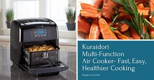 Kuraidori Multi-Function Air Cooker- Fast, Easy, Healthier Cooking - Simple Local Life