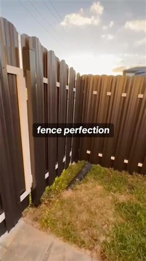 Metal privacy fencing with steel panels and long-lasting durability #fencecomparison